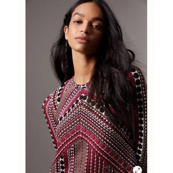 ANTHROPOLOGIE × Kiera Jacquard Tunic Dress Sz XS - Picture 3 of 8
